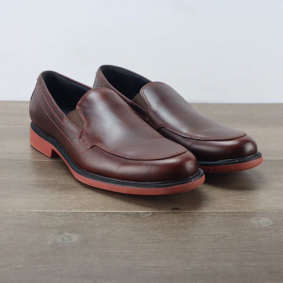 Cole Haan Great Jones Venitian Loafers Shoes Burgandy 