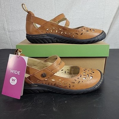 JBU by Jambu Women's Size 7 Wide Bellerose Encore Mary Jane Tan B4BRE04