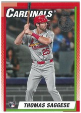 2025 Topps Series 2 - Thomas Saggese 1990 Topps (RC) T90B2-30