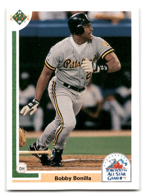 Bobby Bonilla 1991 Upper Deck Final Edition Baseball #99F Pittsburgh Pirates