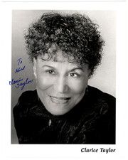 Clarice Taylor Signed 8 x 10 Photo / Autographed Actress The Cosby Show