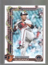 2025 Topps Holiday - Tomoyuki Sugano #H137 (RC) Rookie - Baltimore Orioles