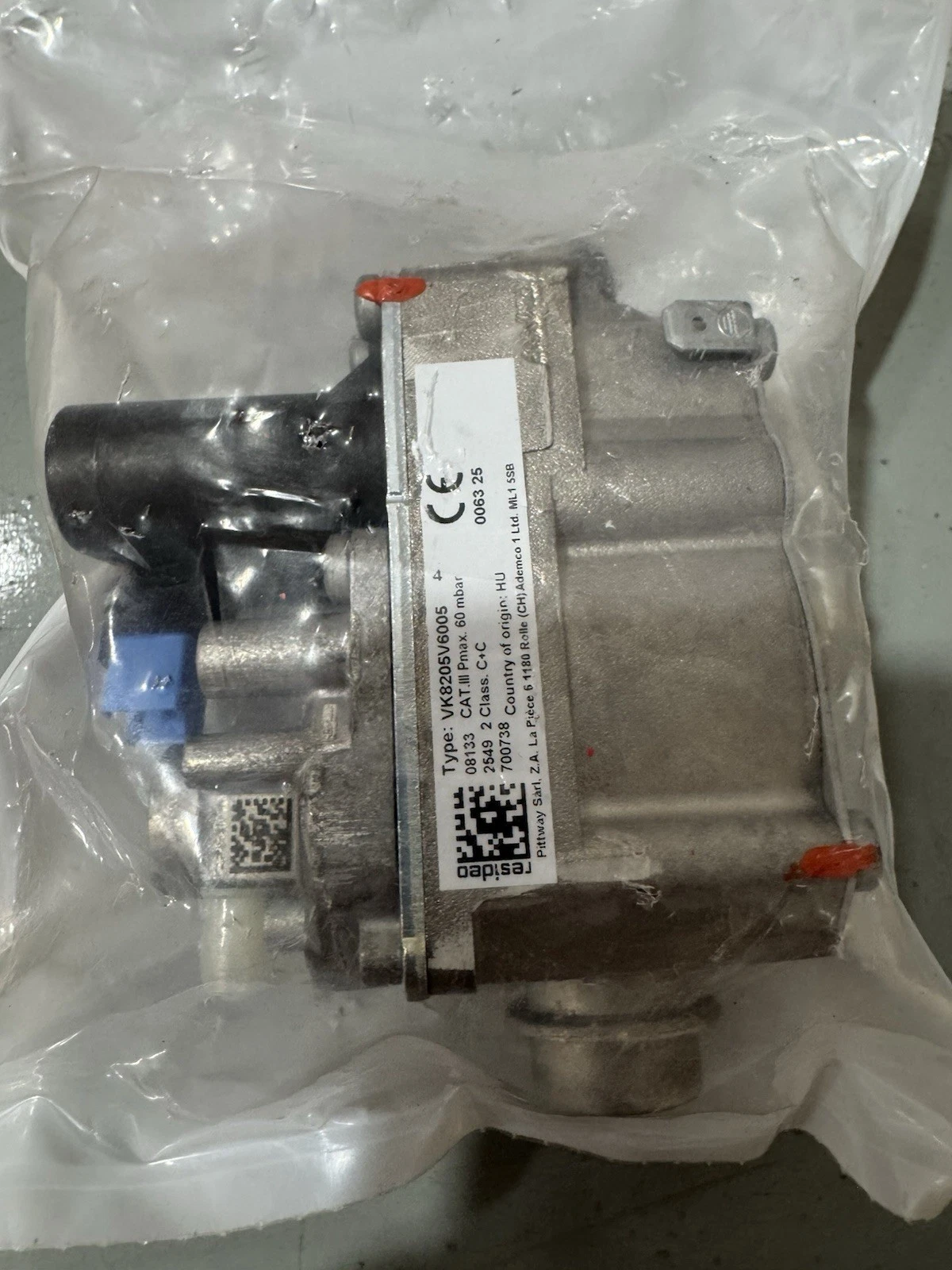 Ideal Gas Valve Kit 24V 179032 Brand New Sealed In Bag 6