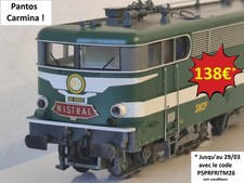 ROCO 63546 BB9302 Pantos Carmina Plaque Mistral NEM652 SNCF HO #70