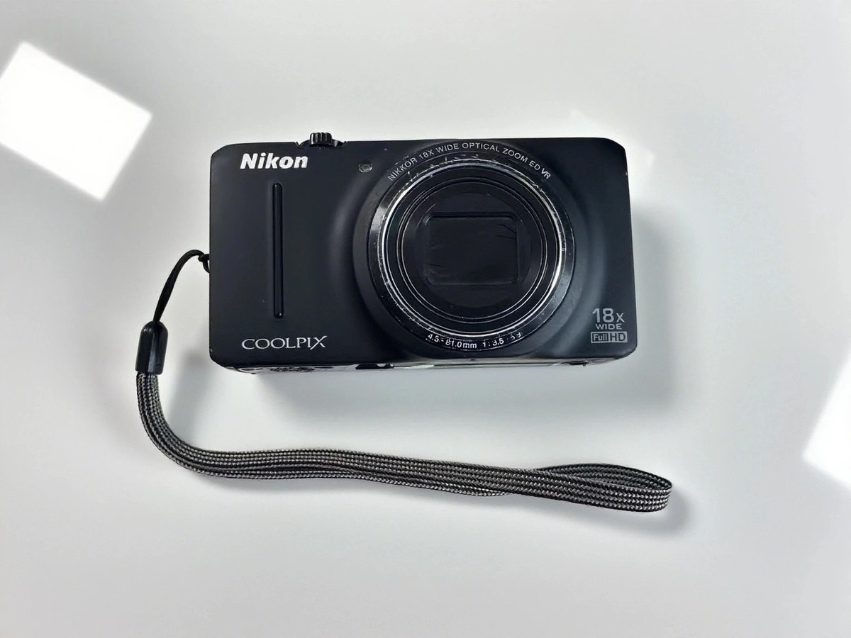 6.0MP Digital Nikon COOLPIX S9300 Camera 18x Optica Zoom Black | eBay