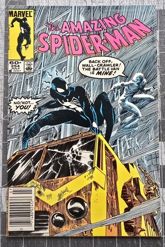 Amazing Spider-Man #254 (Marvel Comics July 1984) Early Black Suit Appearance VF