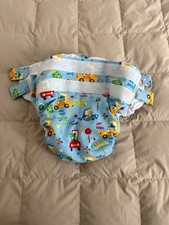 Dependeco ABDL Animal Traffic Print Cloth Diaper Medium