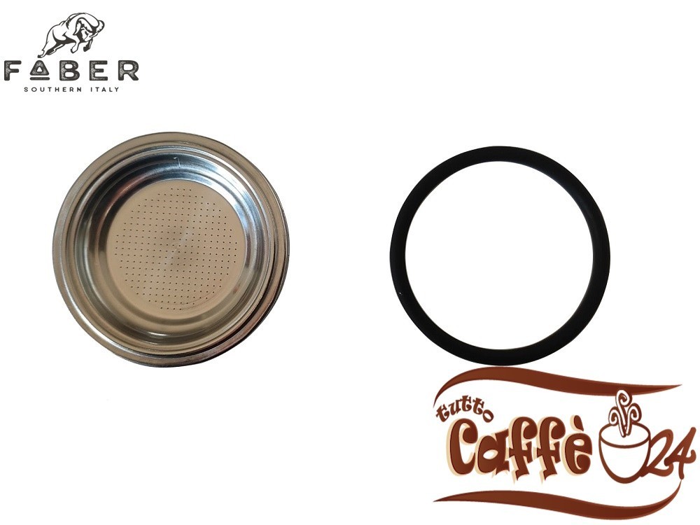 Kit Doccetta + Guarnizione Cialda Ricambio Originale Macchine da Caffè Faber