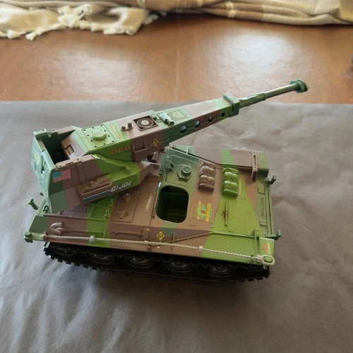 1989 HASBRO GI JOE SLAUGHTER'S MARAUDERS LYNX VEHICLE w/ TOW ROPE COMPLETE