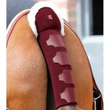 Premier Equine Techno Wool Anti-Slip Tail Guard in Burgundy