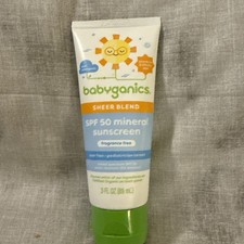 Babyganics Mineral Sunscreen Sheer Blend SPF 50 3oz.