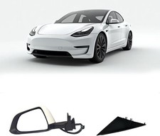 Left Driver Side Mirror for Tesla Model 3 2017-2025 Power Fold Heated Memory Whi