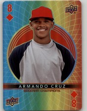 2022 Upper Deck Goodwin Champions Armando Cruz Playing Cards #8