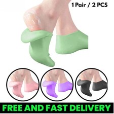 2pcs Silicone Foot Care Socks Moisturizing Gel Socks Elastic Cracked Skin Care