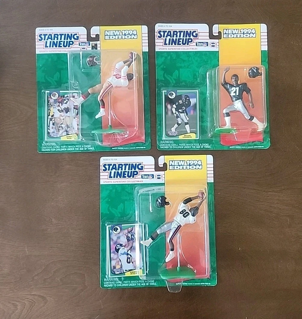 Jerry Rice Deion Sanders In Sports Action Figures for sale | eBay