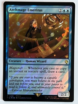 Erzmagier Emeritus (Surge Foil) #261 (NM) Final Fantasy FIC Magic MTG