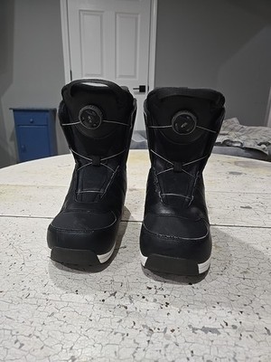 Salomon Launch Jr Boa Snowboarding Boots 6.5 USA Black