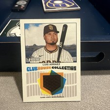 LUIS ARRAEZ 2026 TOPPS HERITAGE GAME-WORN JERSEY CLUBHOUSE COLLECTION SP PADRES