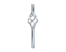 Lowrider Bicycle Cage Seat Post 22.2mm Steel Chrome