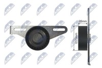 NTY Spannrolle, Keilrippenriemen RNK-RE-022 FüR Dacia Renault