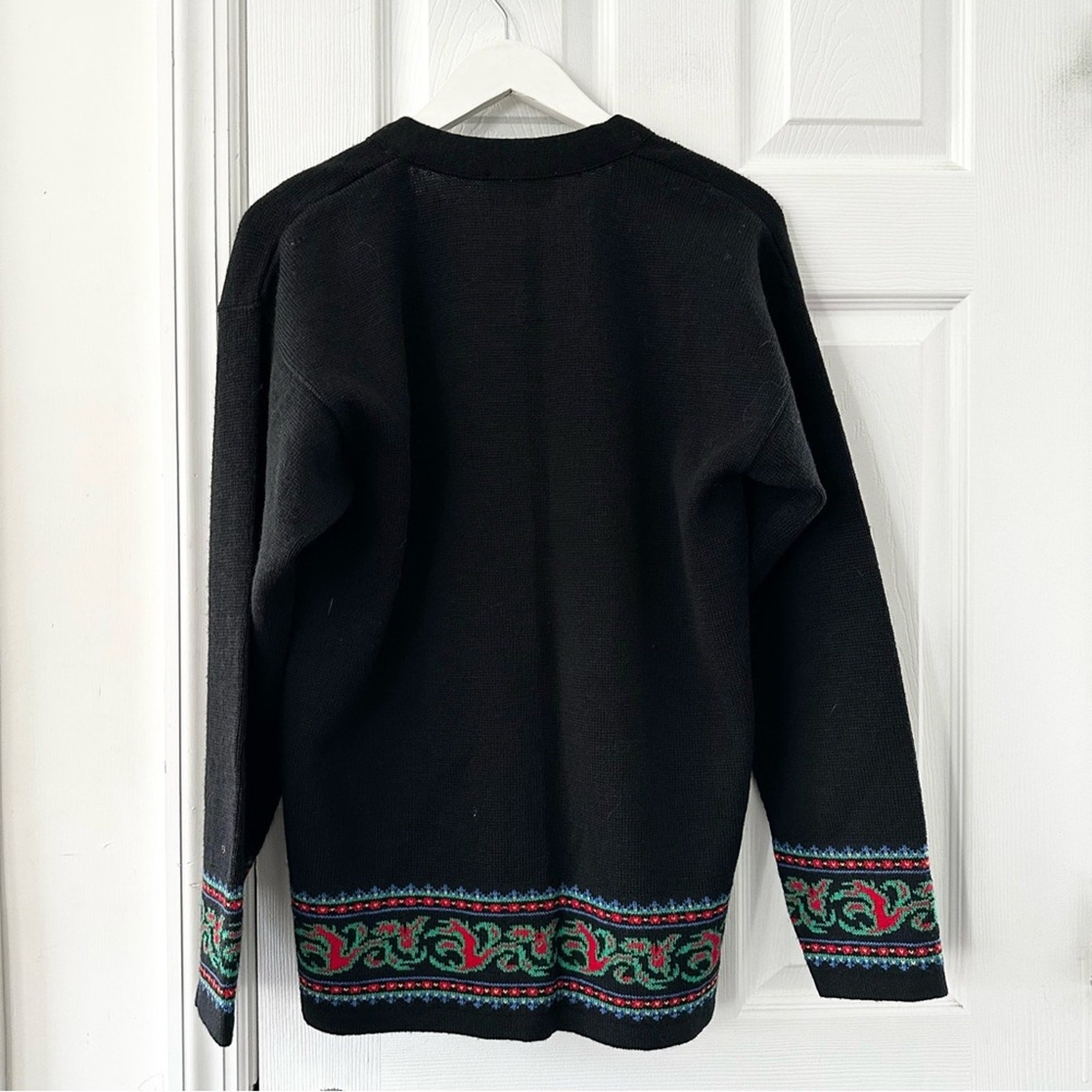 Pendleton Black Virgin Wool Holiday Christmas Scr… - image 7