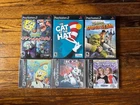 PS1 & PS2 Kids Game Lot of 6 - SpongeBob, Shrek, Cat In The Hat, And More