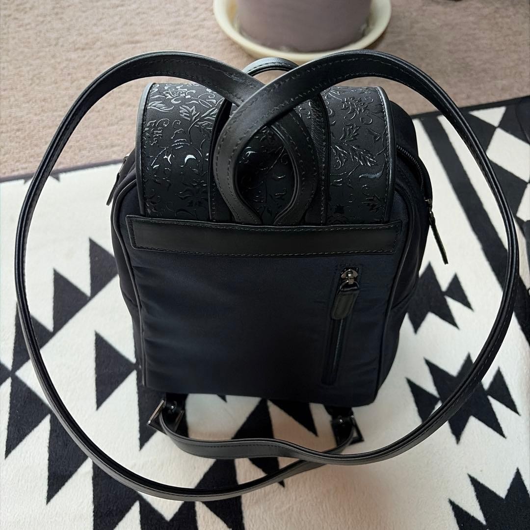 Inden-ya Flower Pattern Backpack Traditional Japa… - image 2