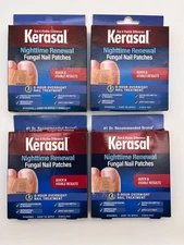4x KERASAL NIGHTTIME RENEWAL FUNGAL NAIL PATCHES 14ct EACH SEALED MR 354