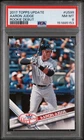2017 Topps Update Series Aaron Judge #US99 Rookie Debut RC PSA 8 Yankees