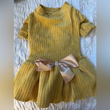 NEW Dog Cat Princess Tutu Skirt Bowtie Birthday Party Dress XL 15.7  neck