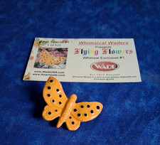 2004 Wade Whimsies Flying Flowers Orange & Black Butterfly LE 125 Wimsical Wader