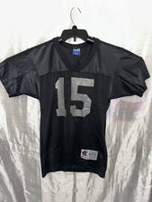 Vintage 90’s Jeff Hostetler Los Angeles Raiders #15 NFL Boys CHAMPION Jersey Med