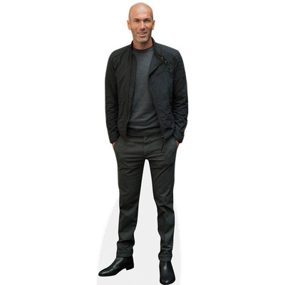 Zinedine Zidane (Smart) lebensgroßer Ausschnitt
