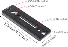 115Mm Arca-Swiss Camera Mounting Quick Release Plate for DJI Ronin SC Gimbal ...