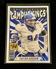 2025 Onyx Football TAVION GADEON Campus Kings Insert Card /150 VCB-TAGA