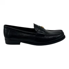 Tory Burch Classic Loafer Perfect Black Womens Casual Goat Leather Loafer