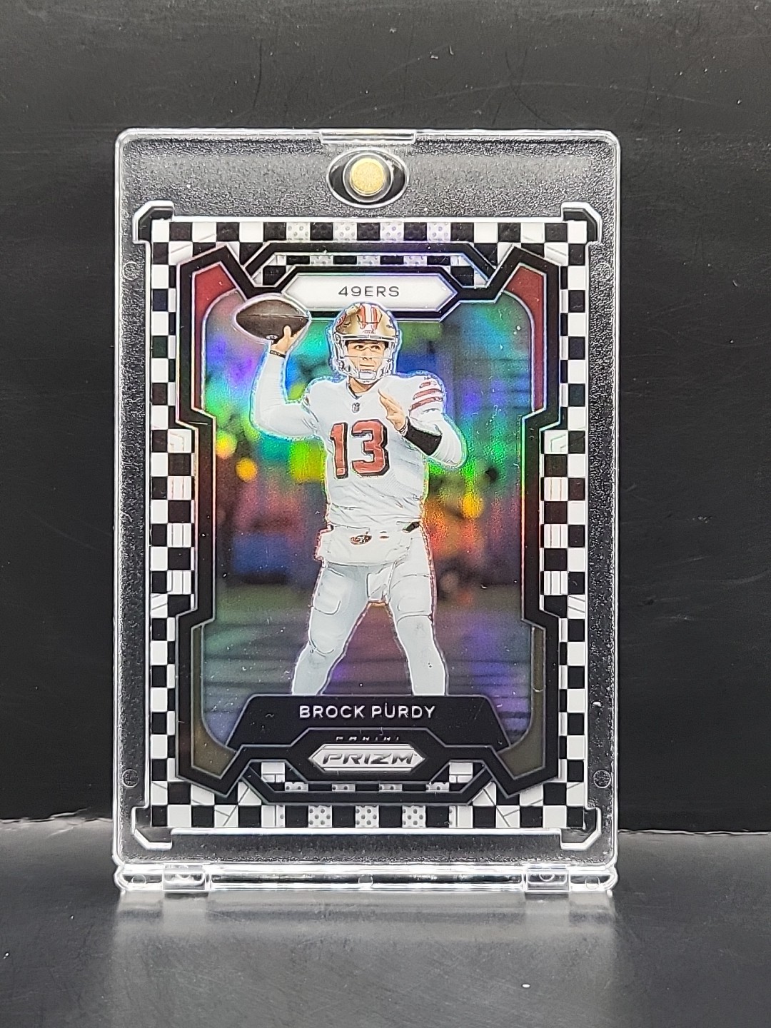 2023 Brock Purdy Panini Prizm Black & White Checkerboard #266 SF 49ers 🔥 🔥