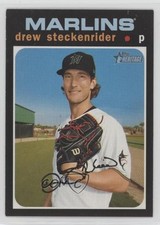 2020 Topps Heritage High Number Drew Steckenrider #655 0b3
