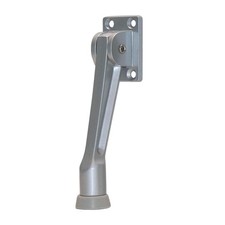 5 Inch Aluminum Kick Down Door Stop Heavy Duty Commercial Storefront Mount