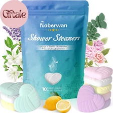 Shower Steamers Aromatherapy for Women Men,10 Pack Organic Essential Oils, Spa R