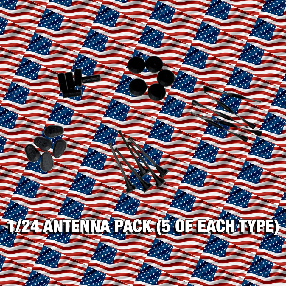 1/24 Diecast Fire/EMS/Police Antenna & GPS Puck Pack ( 5 of each type) - Image 3 of 4