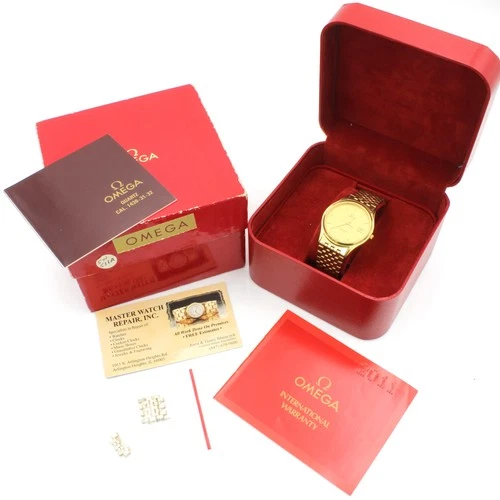 Vintage Omega Seamaster Date Indicator 28mm 7in Mens Wristwatch #WB3643-2