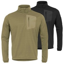 Highlander Hirta Tactical Fleece Top Mens Lightweight Thermal Military Pullover