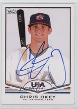 2011 Topps USA Baseball Team Auto Chris Okey #USA-A59 Auto 0hr