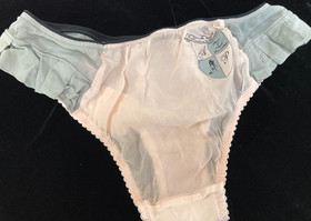 Agent Provocateur school mistress 34B bra briefs stockings SET vintage badge