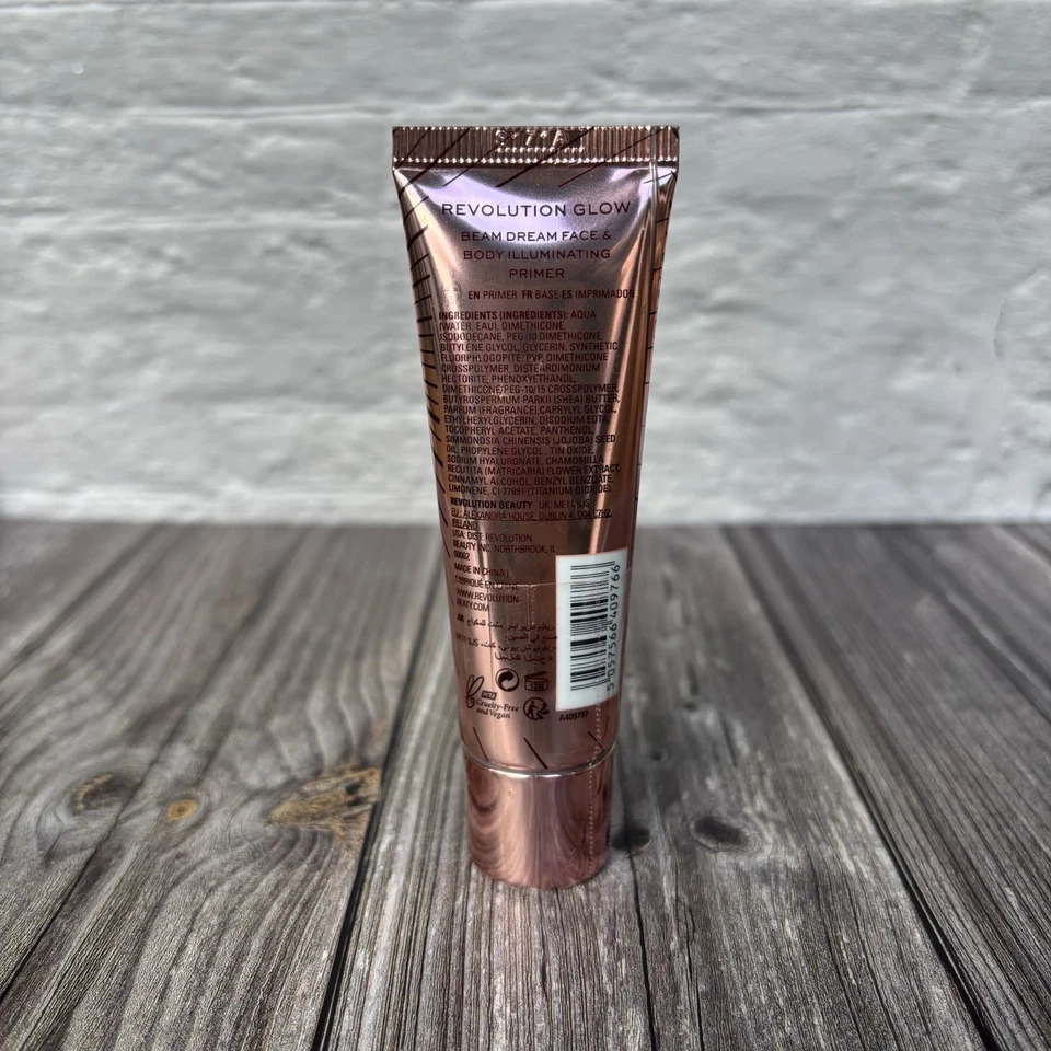 Revolution Beam Dream Face & Body Illuminating Primer 18ml New & Sealed - Image 2 of 2