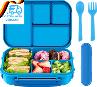 Brotdose Kinder Mit FäChern,Bento Box Kinder,Brotdose Erwachsene,1200Ml Lunchbox