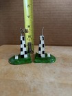 Vintage HO Scale Aurora Start Finish flags slot cars track scenery ThunderJet — photo 3