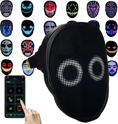 Depointer Life Led Mask with Rechargeable Bluetooth-compatible App... 