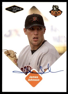James Johnson 2005 Justifiable #46 Auto Frederick Keys